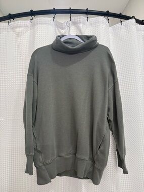 aerie Olive Turtleneck Sweater